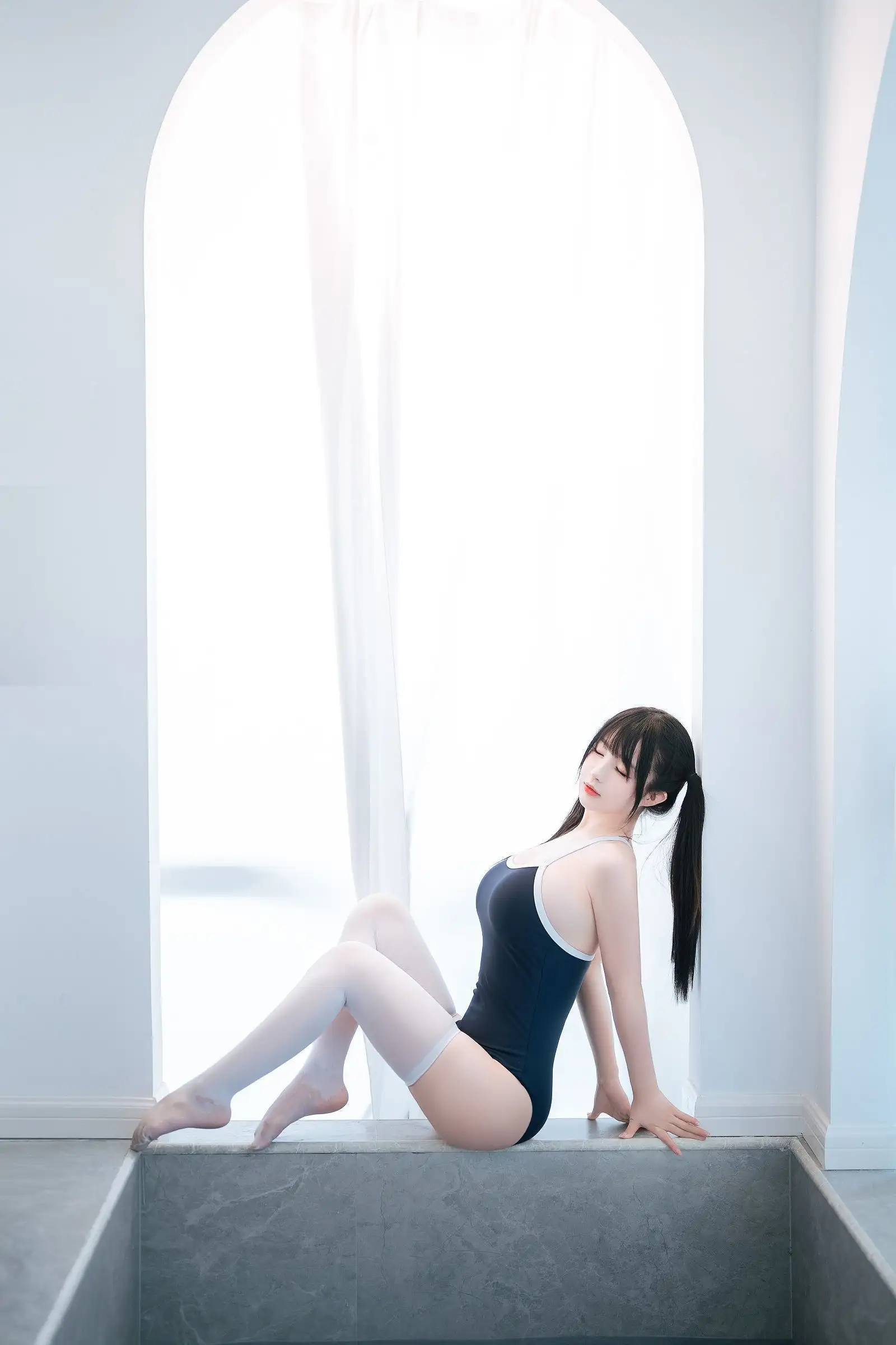 [桜井宁宁] NO.064 白丝死库水