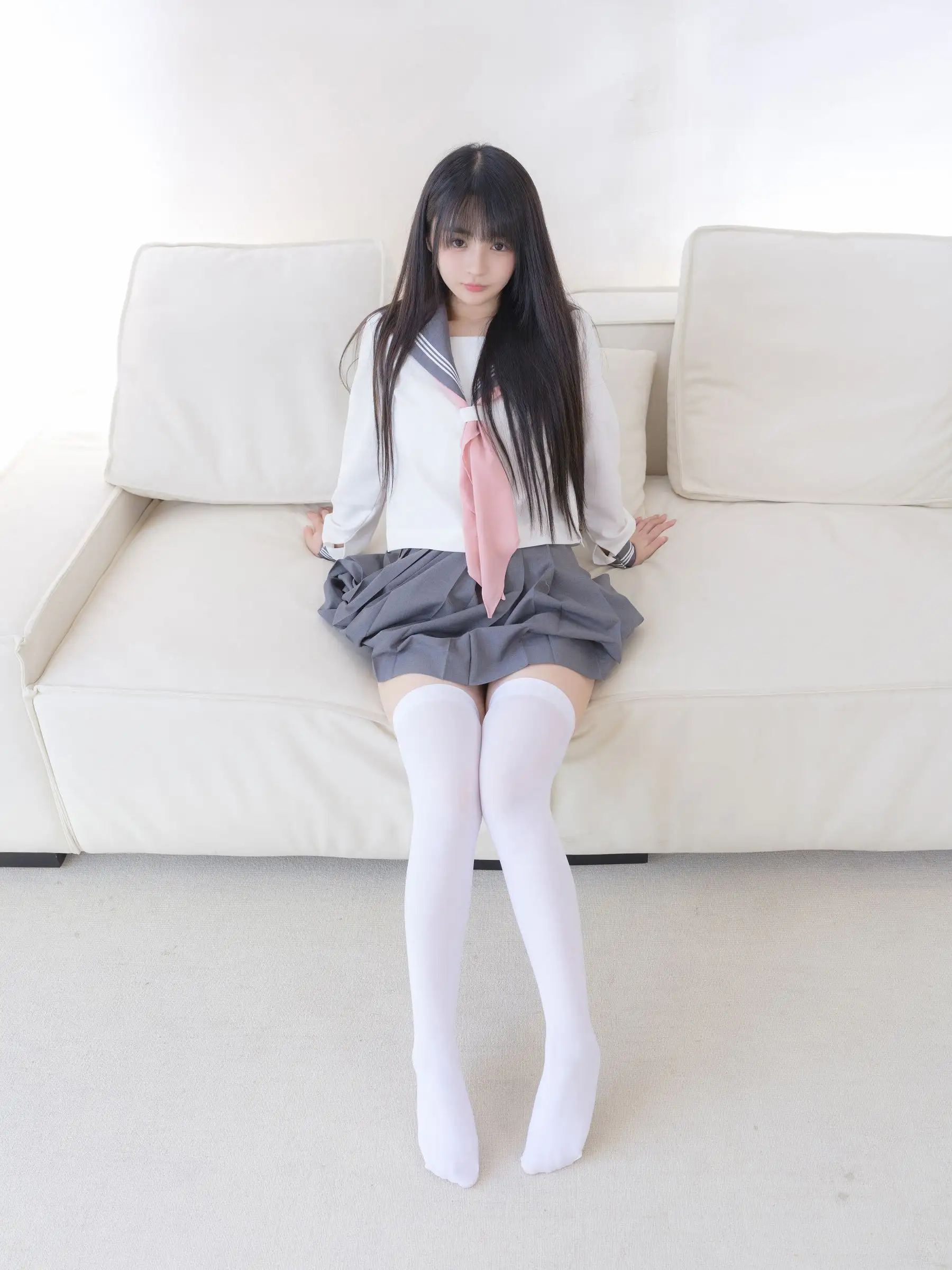 [桜井宁宁] NO.087 白丝JK