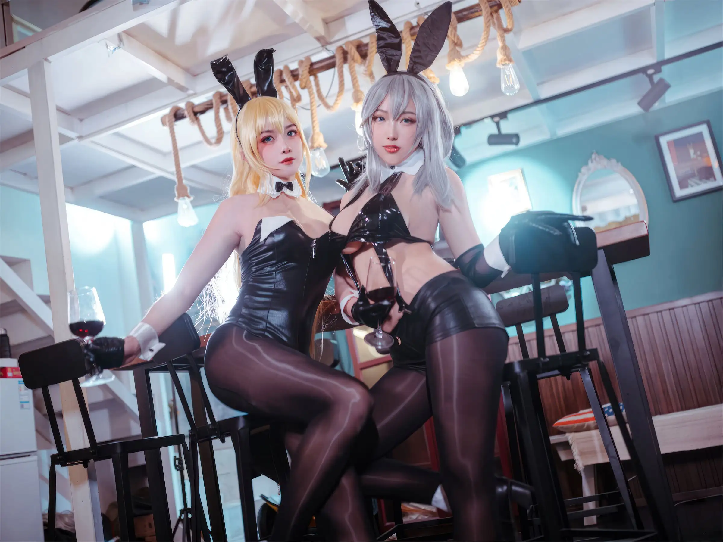 [刺青Poi] NO.007-碧蓝航线 北卡罗来纳+华盛顿 兔女郎 (&隼隼子)