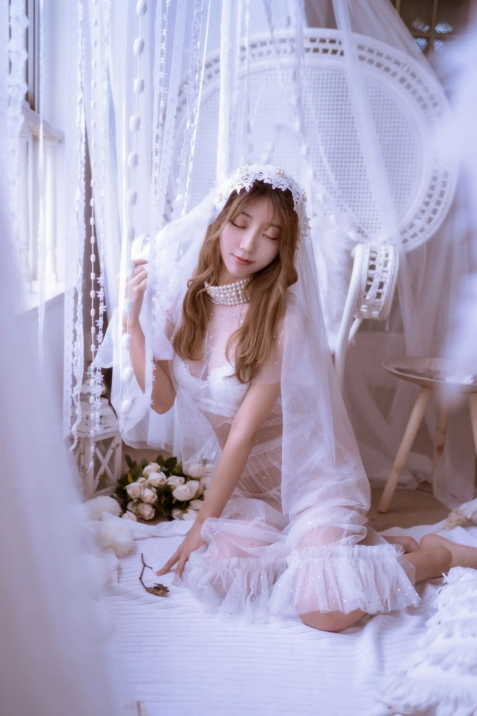 [黑川] NO.031 年上彼女-白色婚纱