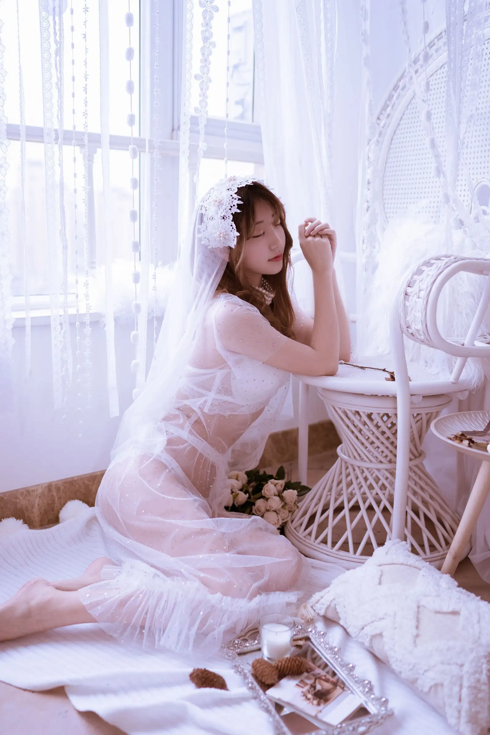 [黑川] NO.031 年上彼女-白色婚纱