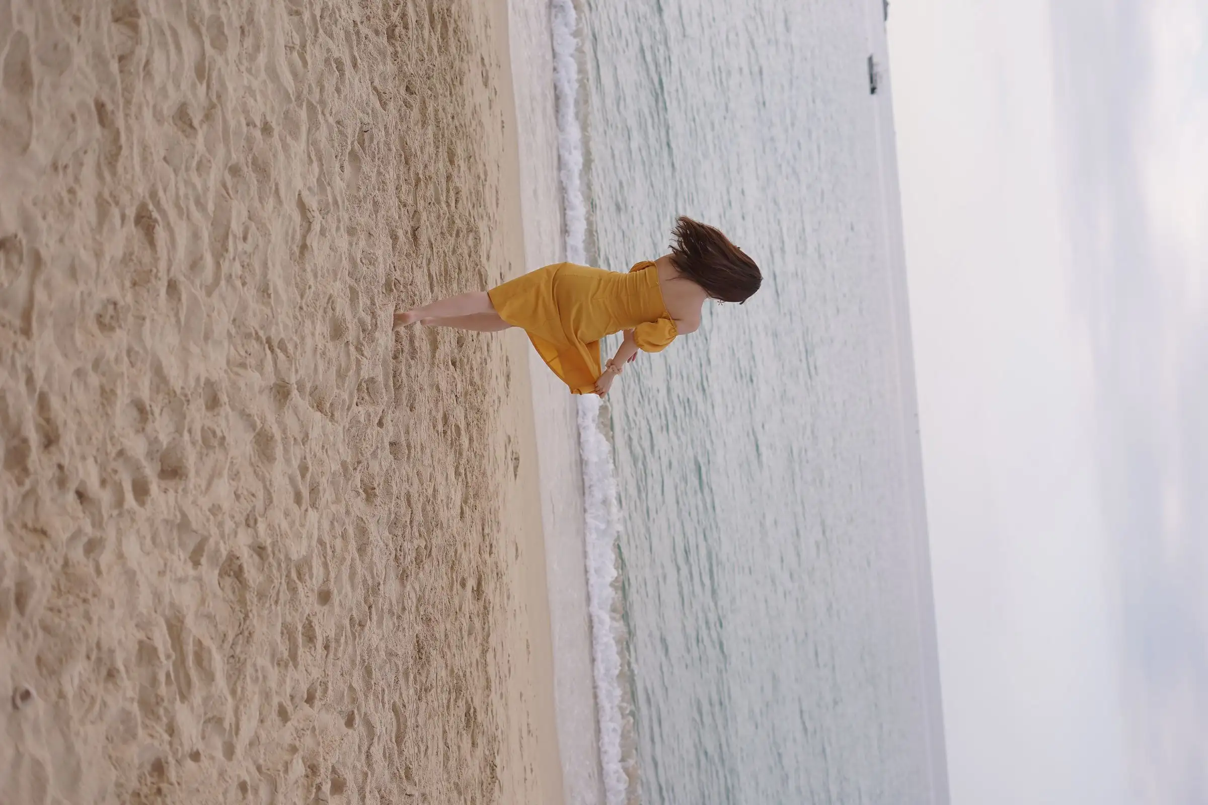 [黑川] NO.070 海岛之旅真爱版-黄色连衣裙