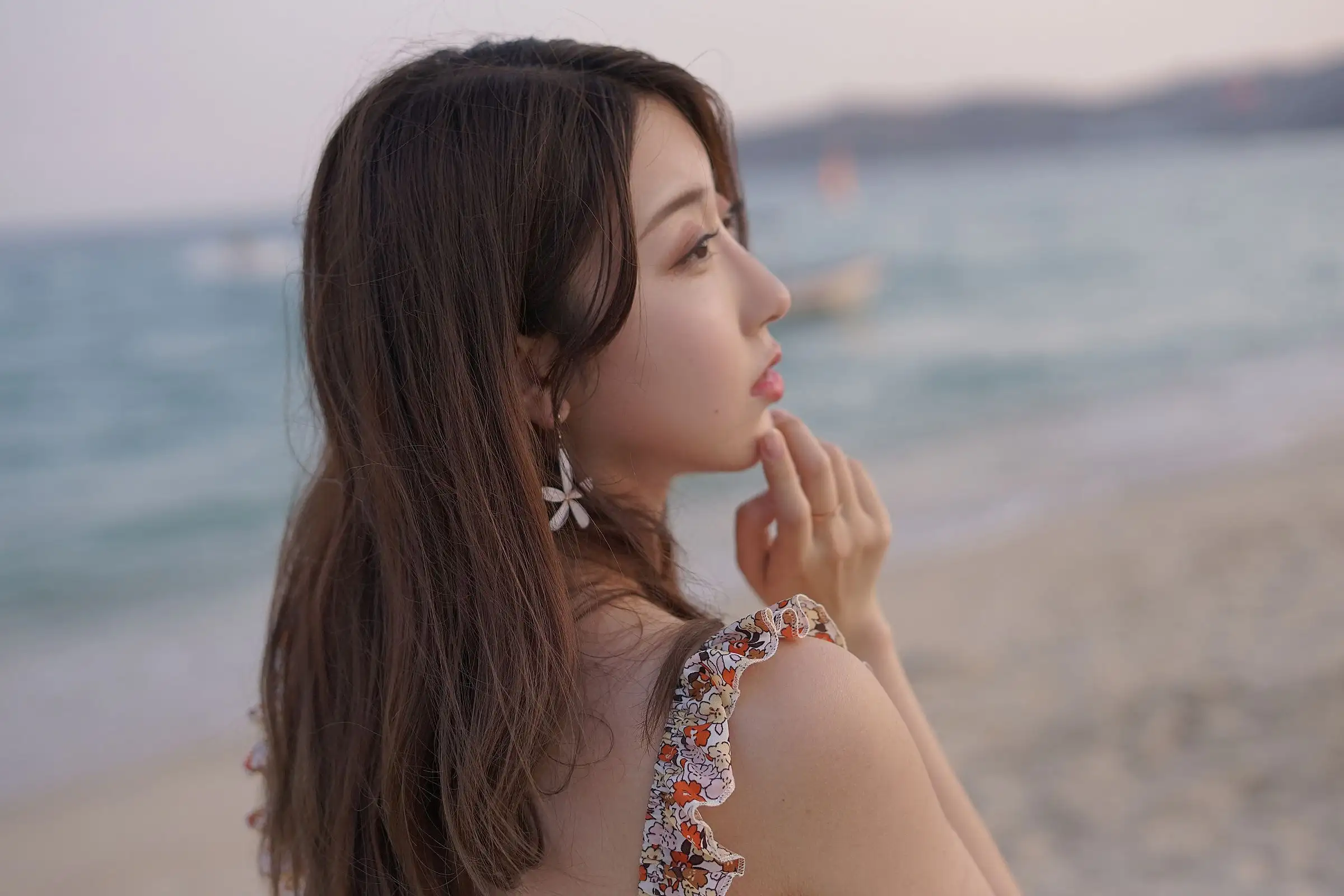 [黑川] NO.075 海岛之旅真爱版-碎花连衣裙