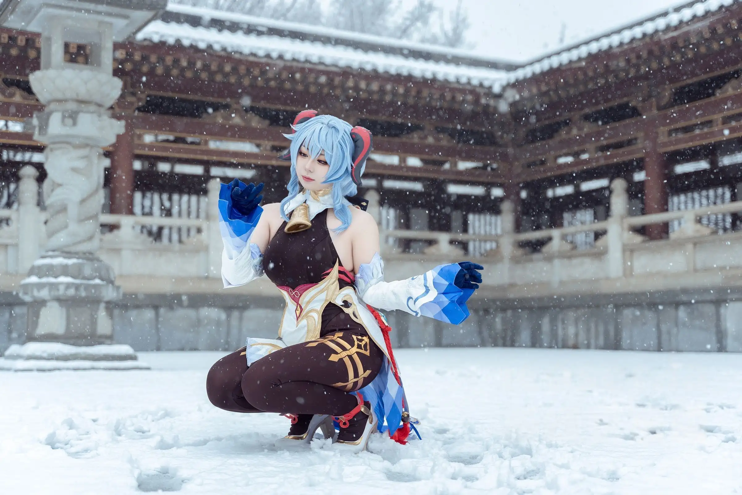 [虎森森] NO.046 原神 甘雨 雪景