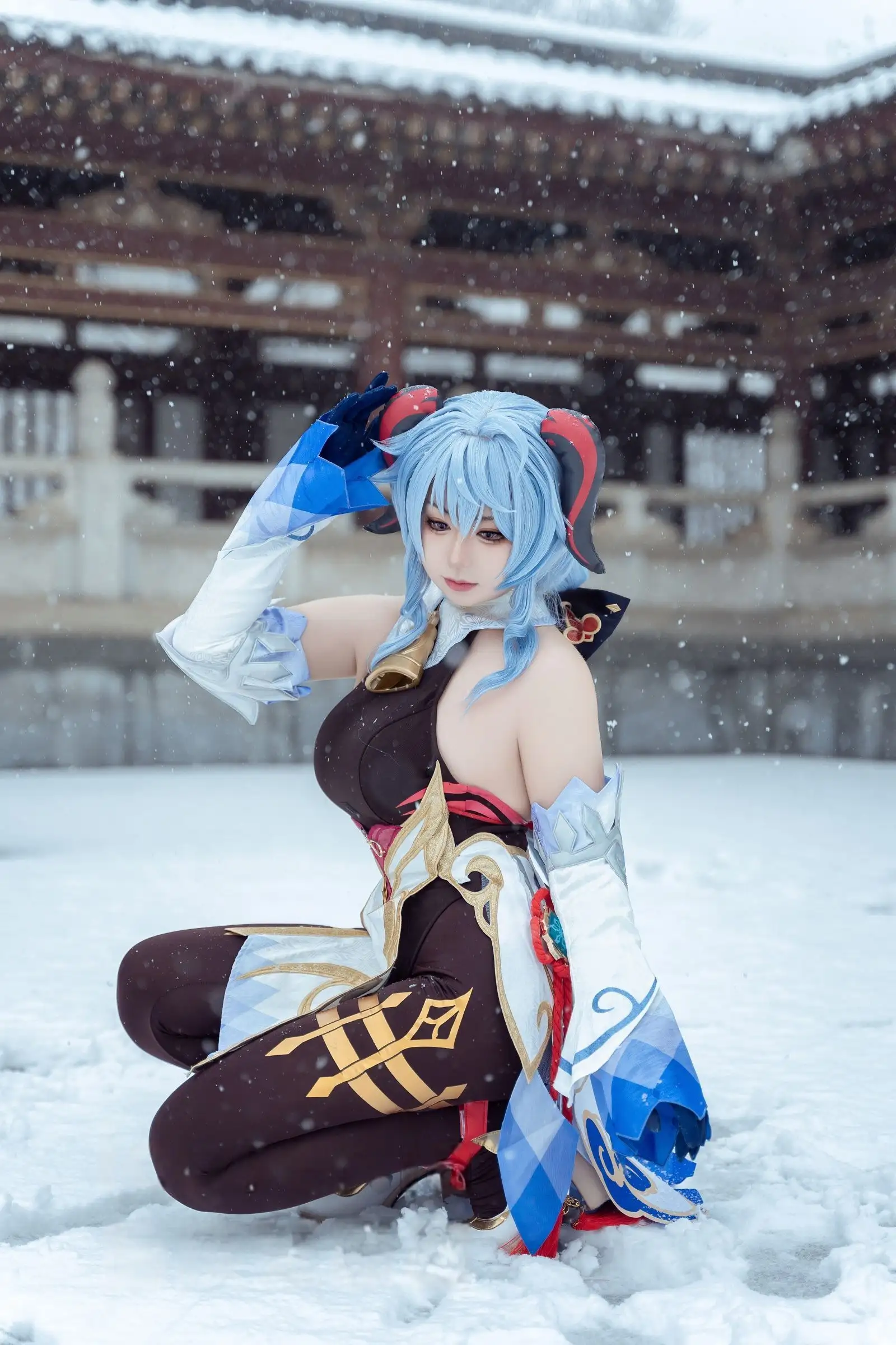 [虎森森] NO.046 原神 甘雨 雪景