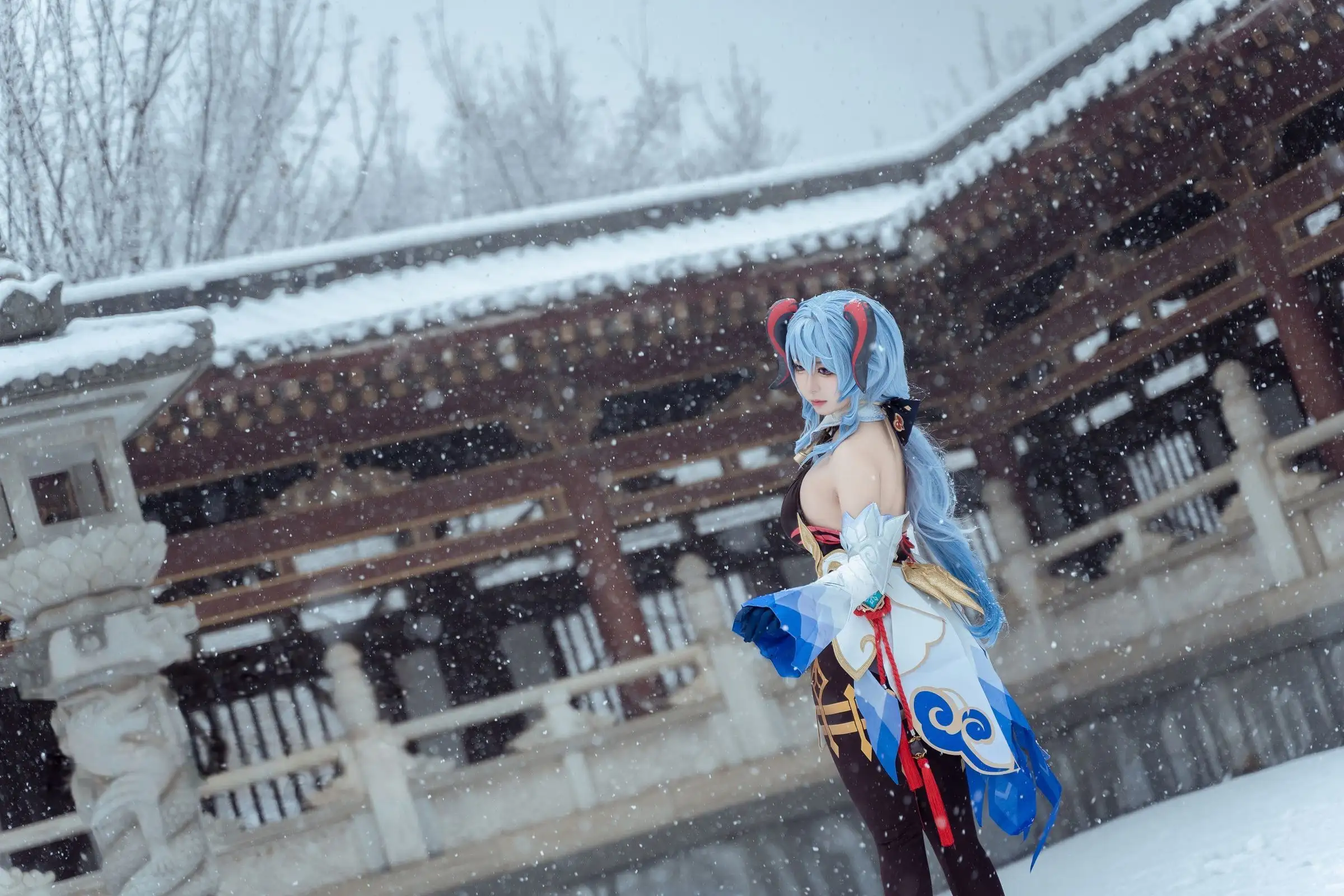 [虎森森] NO.046 原神 甘雨 雪景