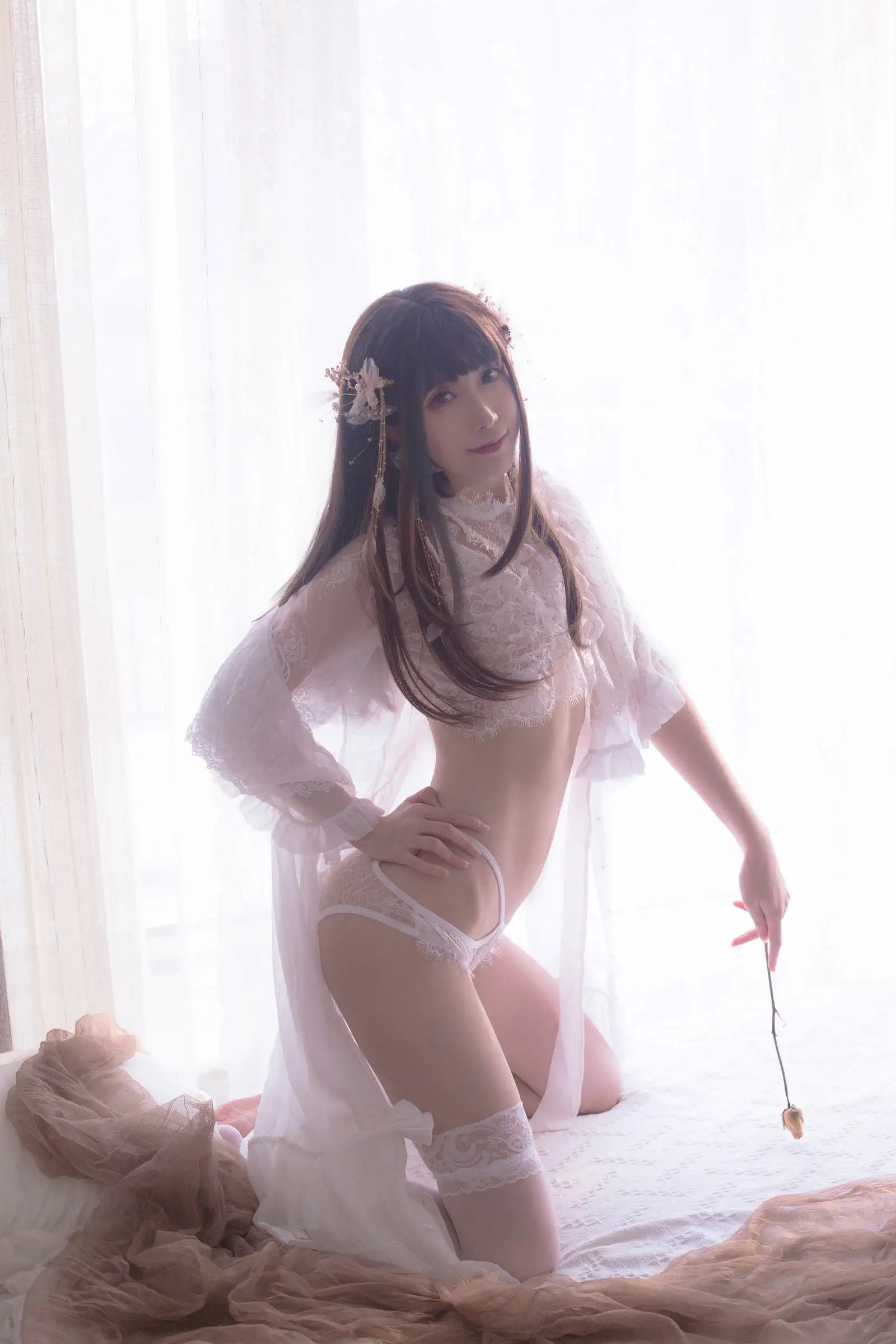 [翎柒菜菜] NO.009 白色流云