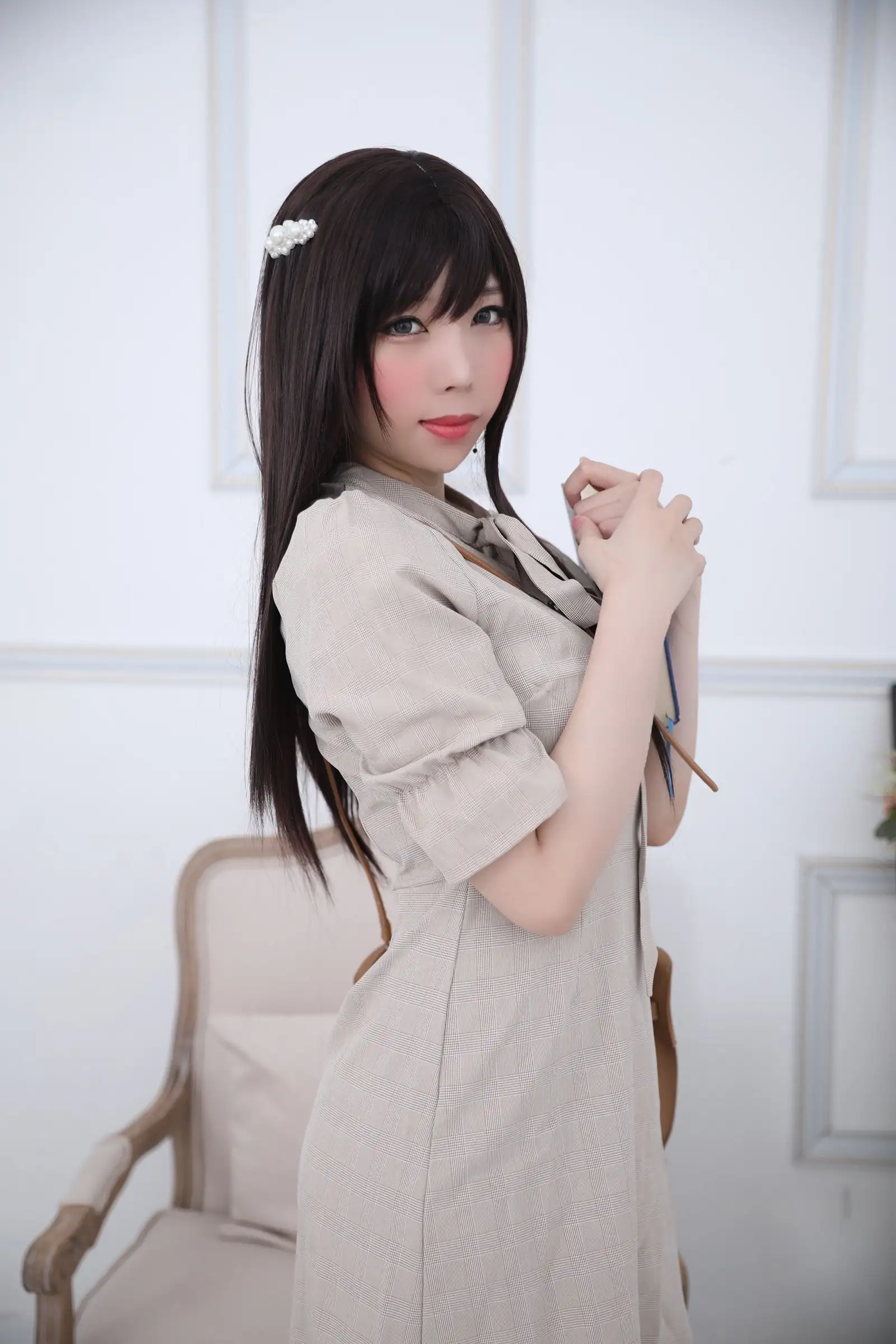 [鹿野希] Vol.04 格子衬衫01