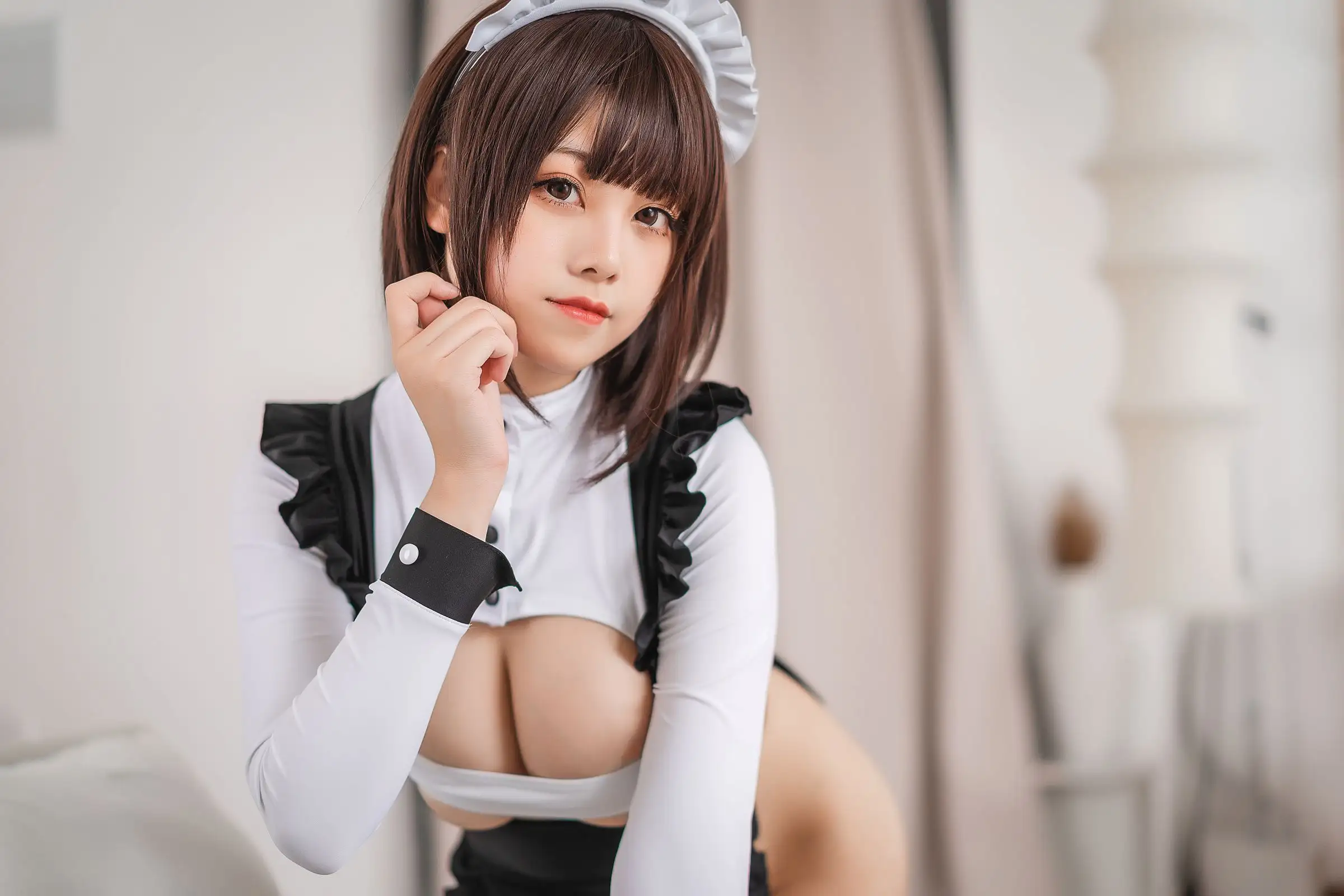 [蜜汁猫裘] NO.095 高叉女仆