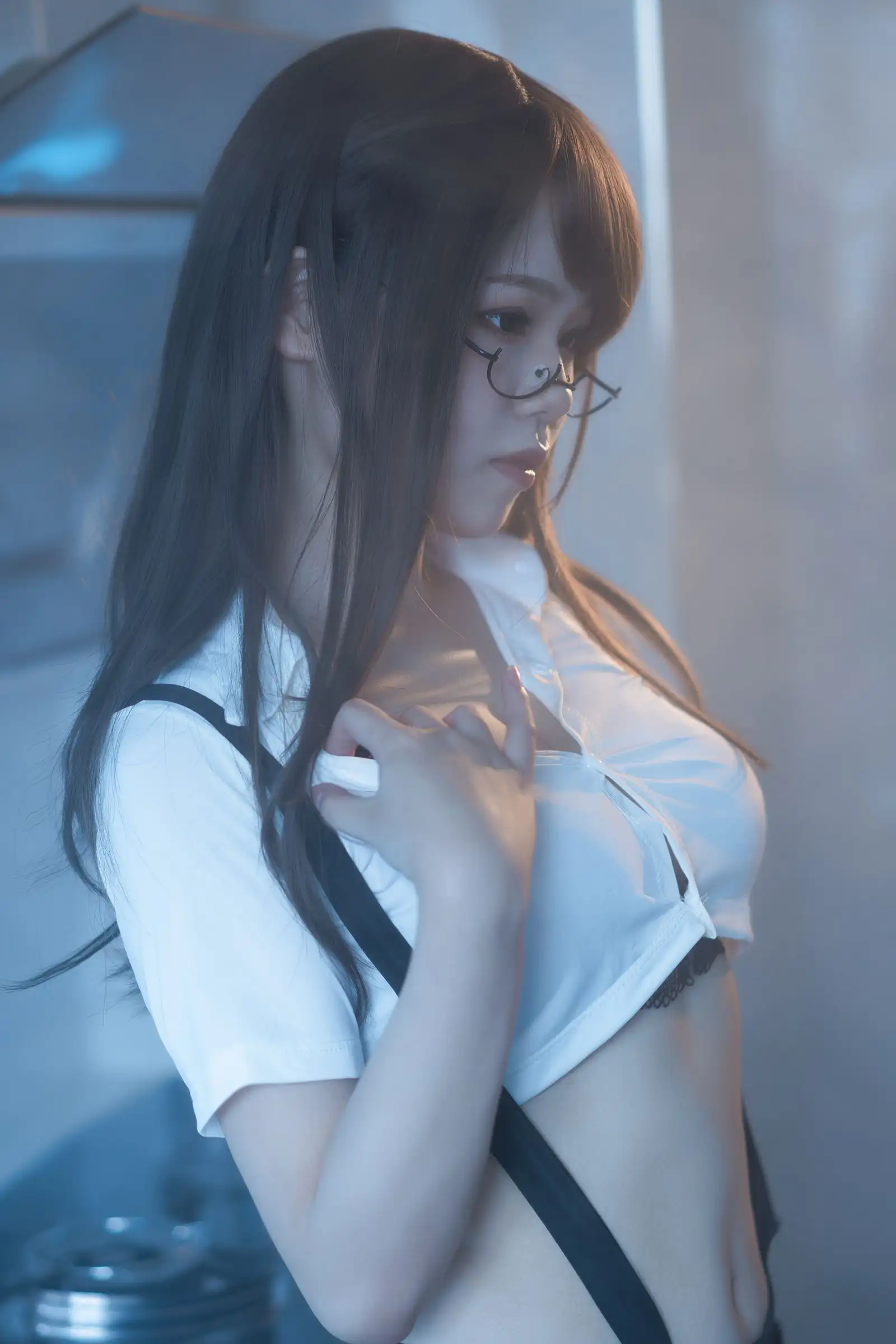 [七月喵子] NO.006 眼镜娘1号