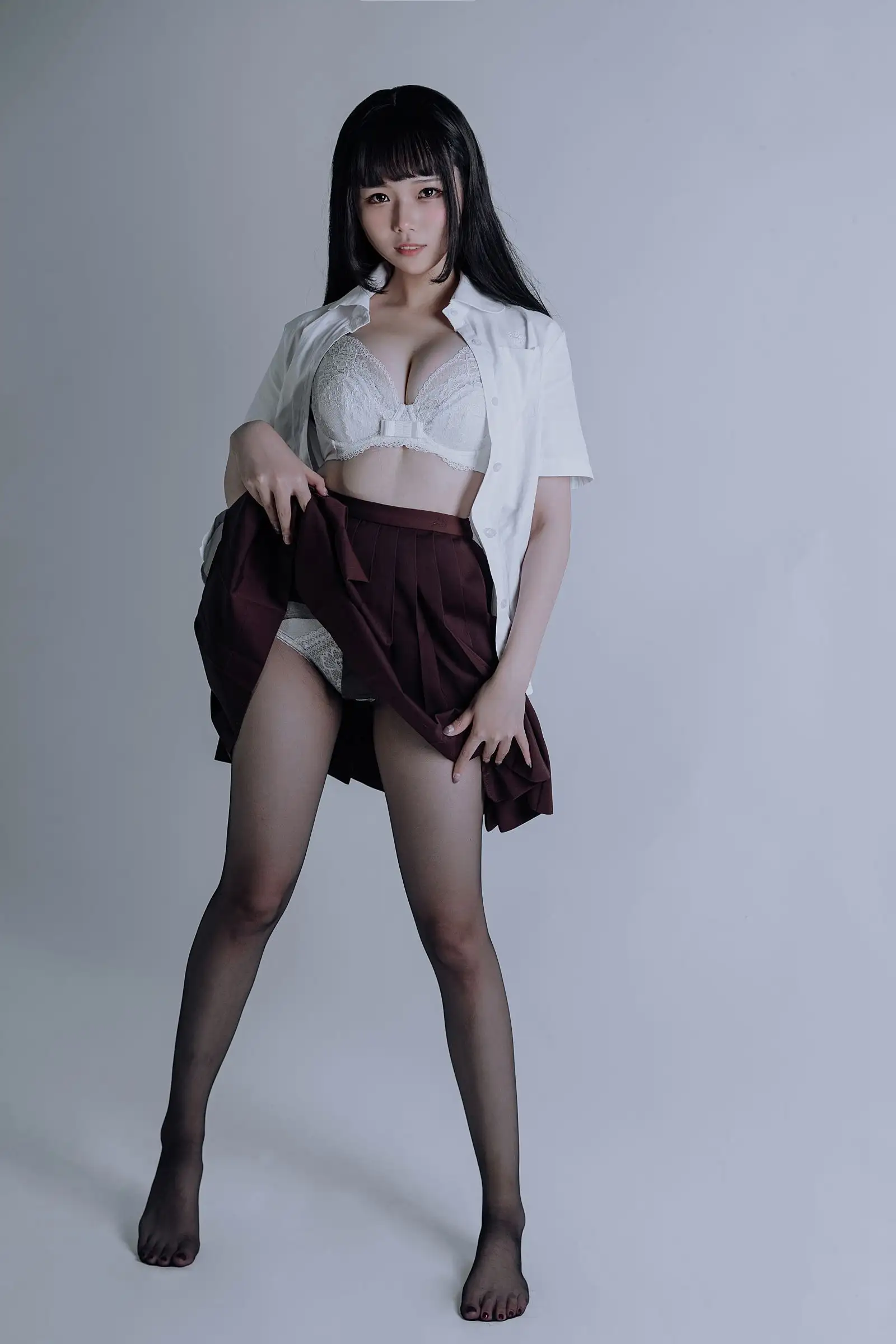 [七月喵子] NO.044 jk黑丝