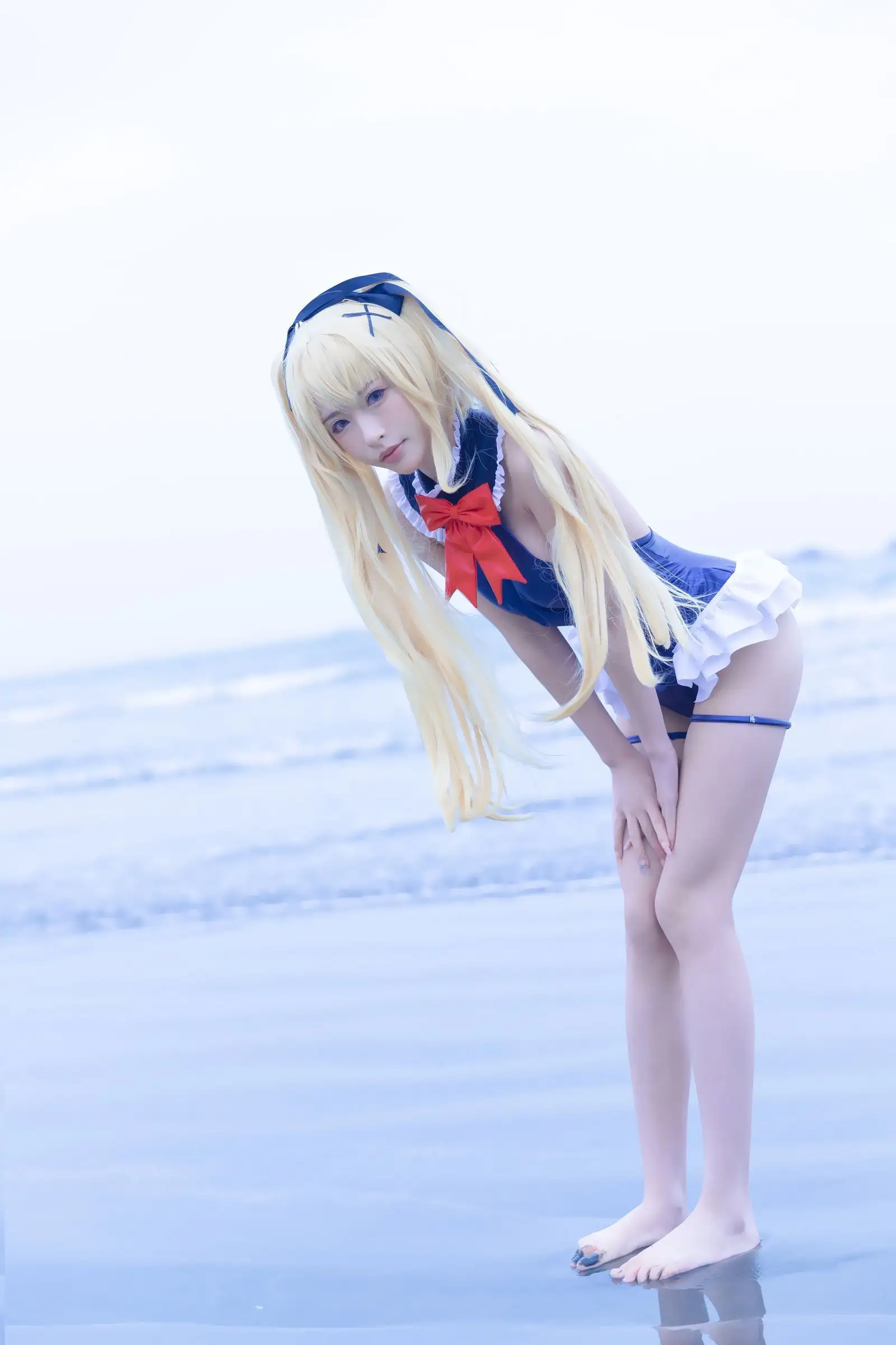 [清水由乃] NO.024 玛丽萝丝 蓝色泳衣