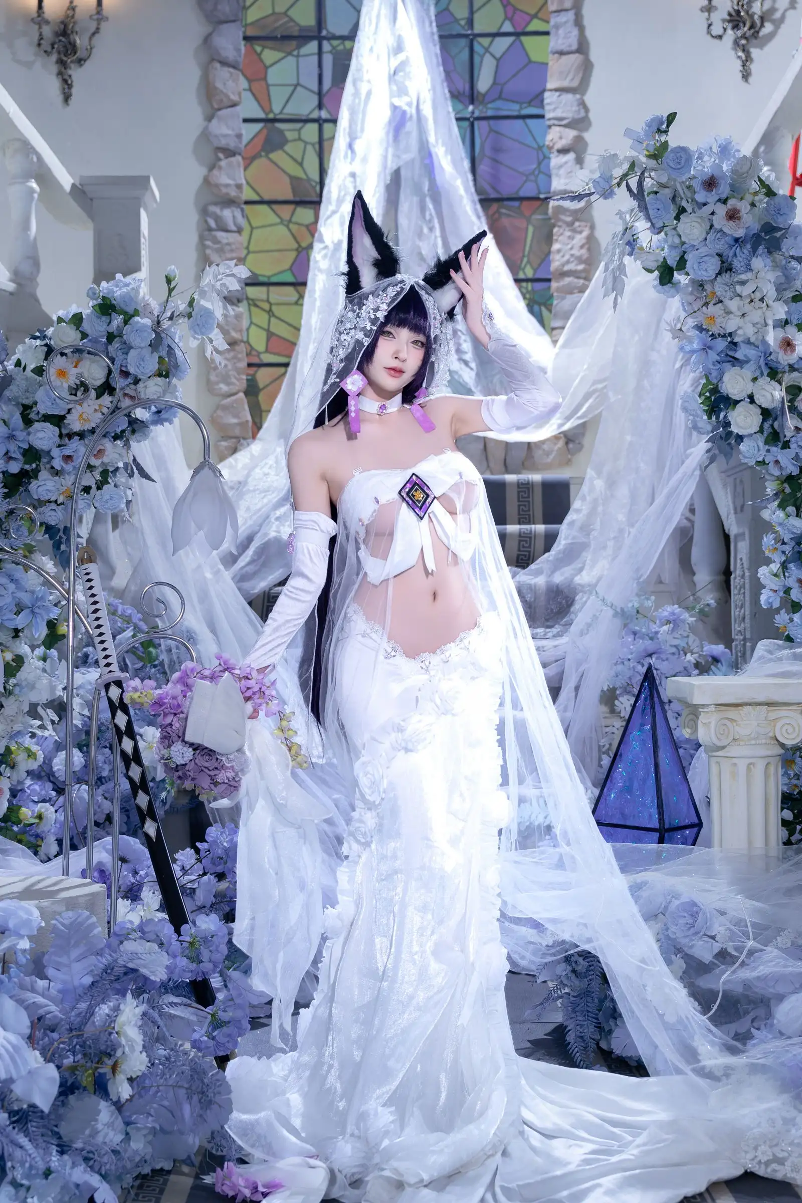[清水由乃] NO.076 碧蓝航线 武藏 紫藤花