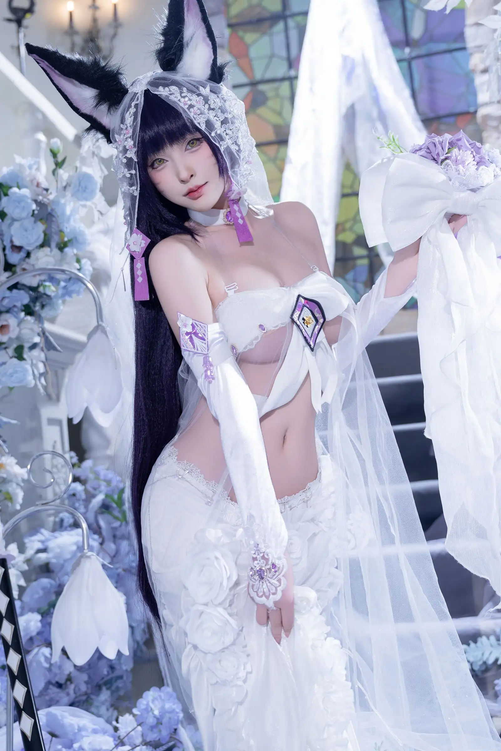 [清水由乃] NO.076 碧蓝航线 武藏 紫藤花