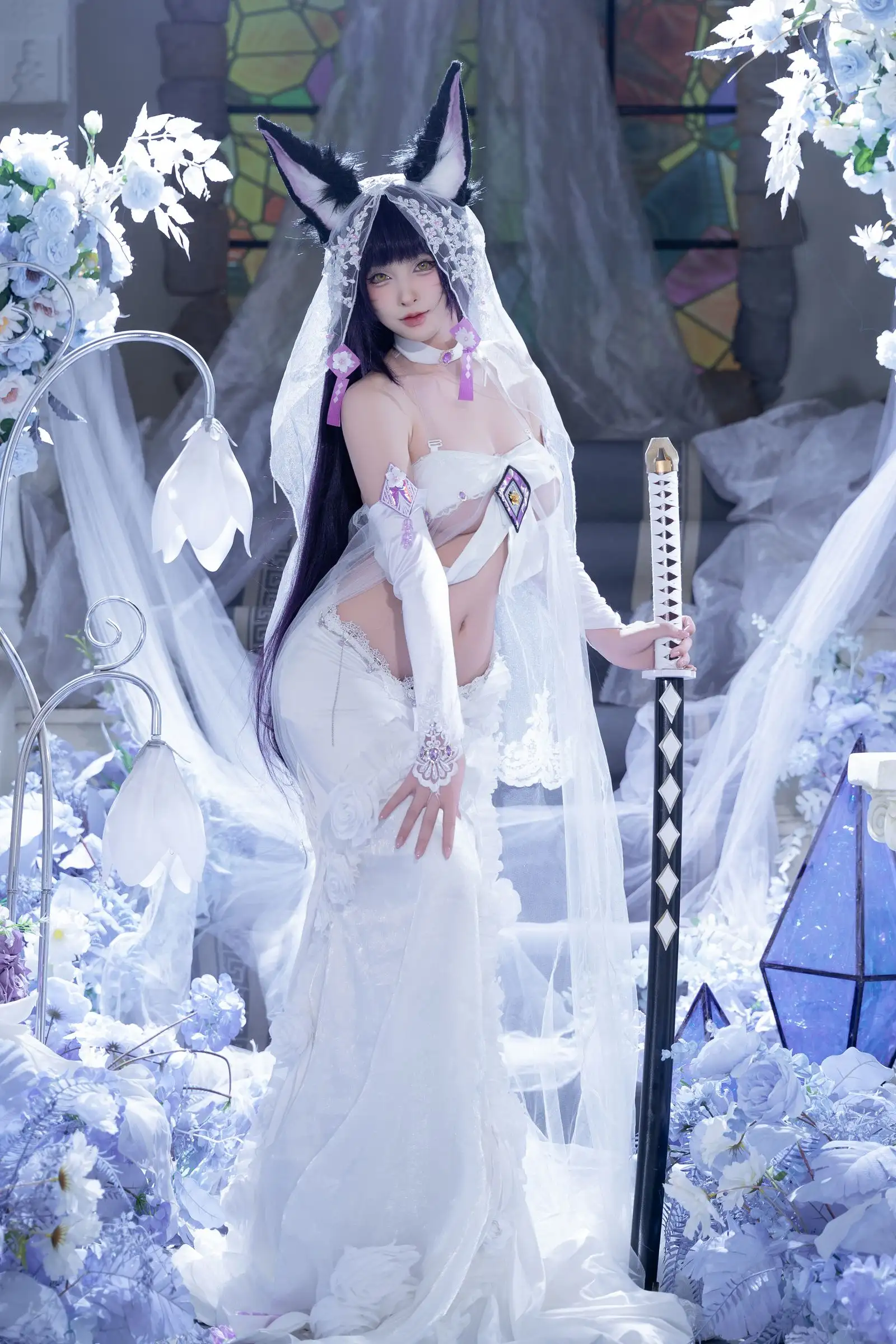 [清水由乃] NO.076 碧蓝航线 武藏 紫藤花
