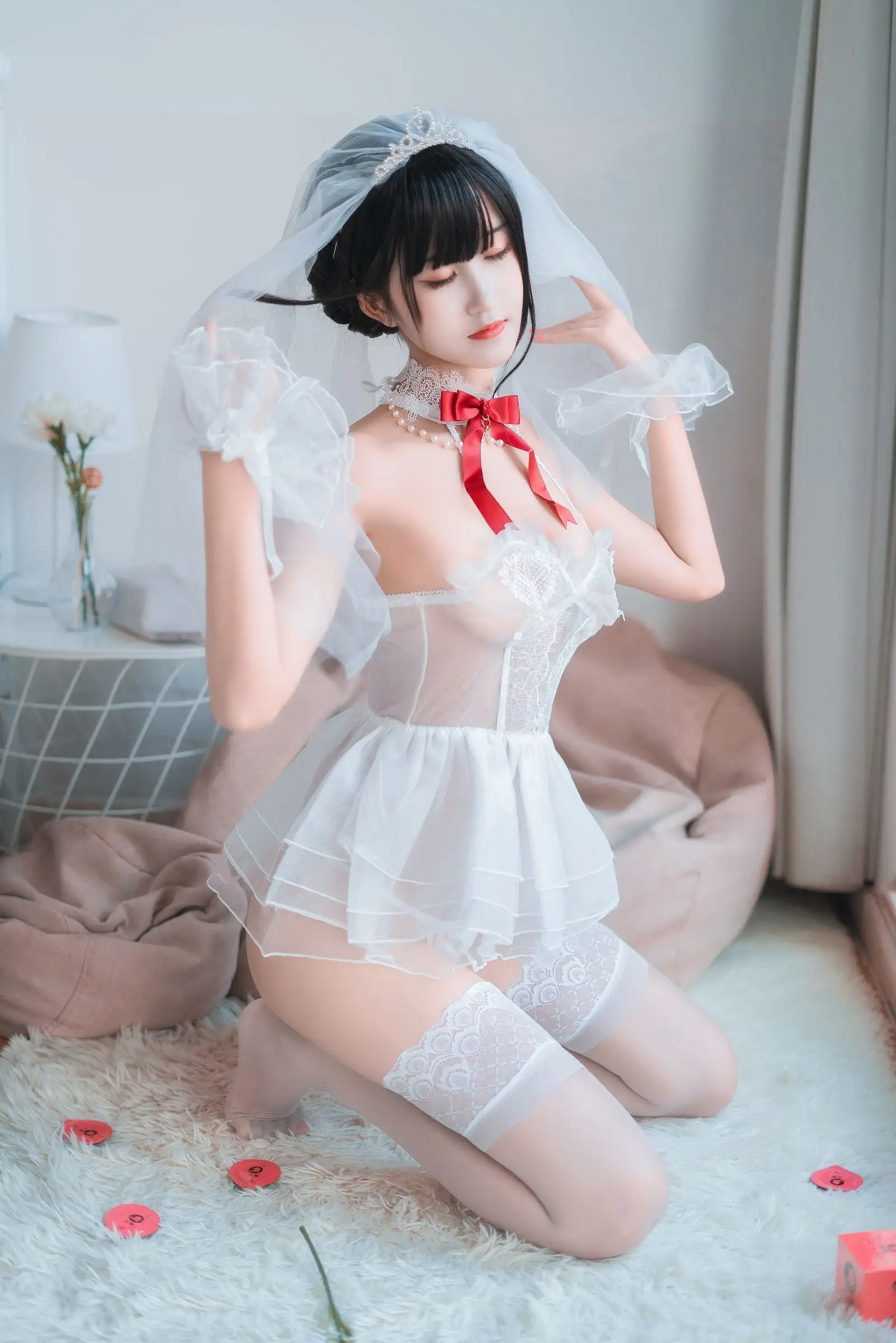 [三度_69] NO.044 婚纱孔雀翎