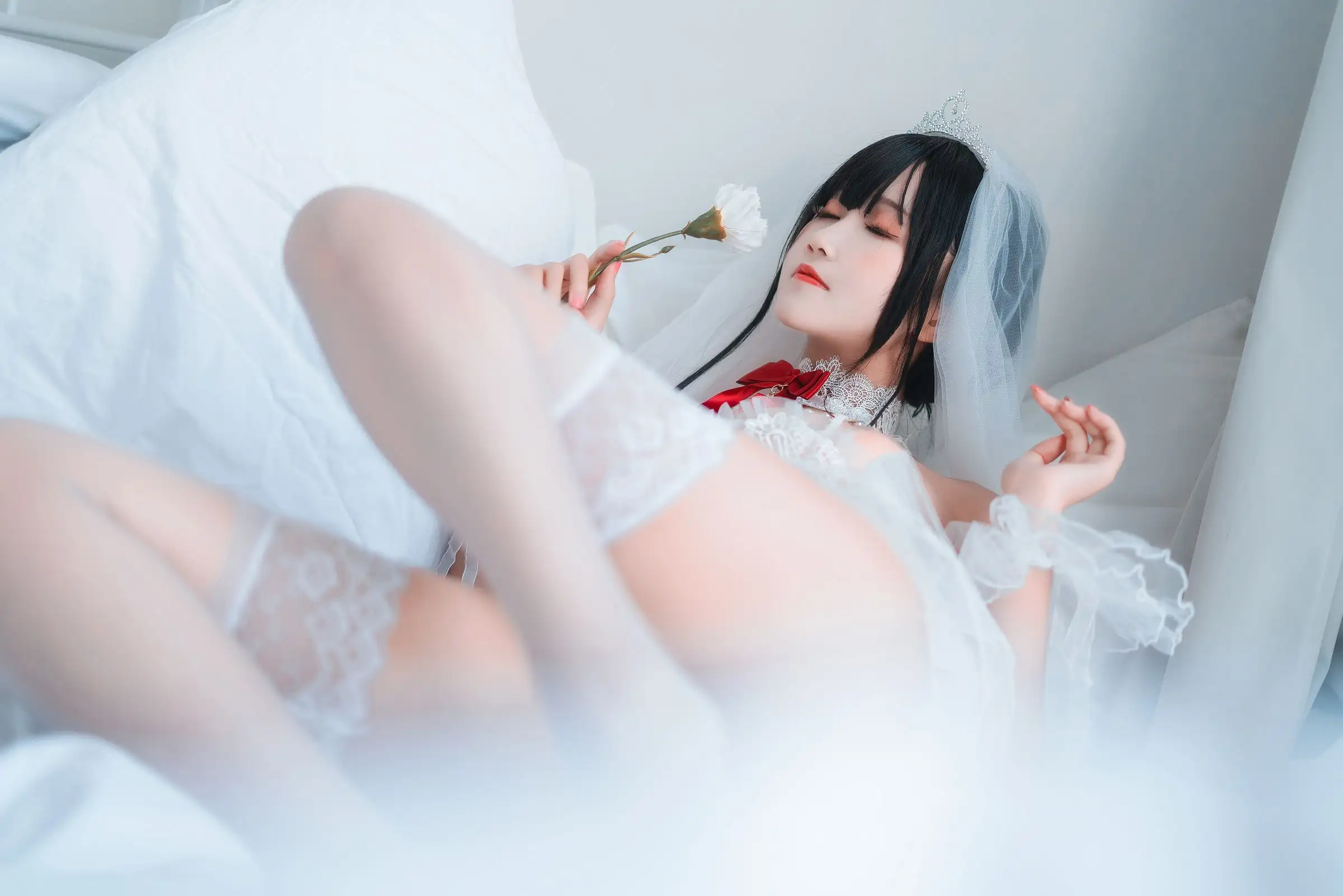 [三度_69] NO.044 婚纱孔雀翎