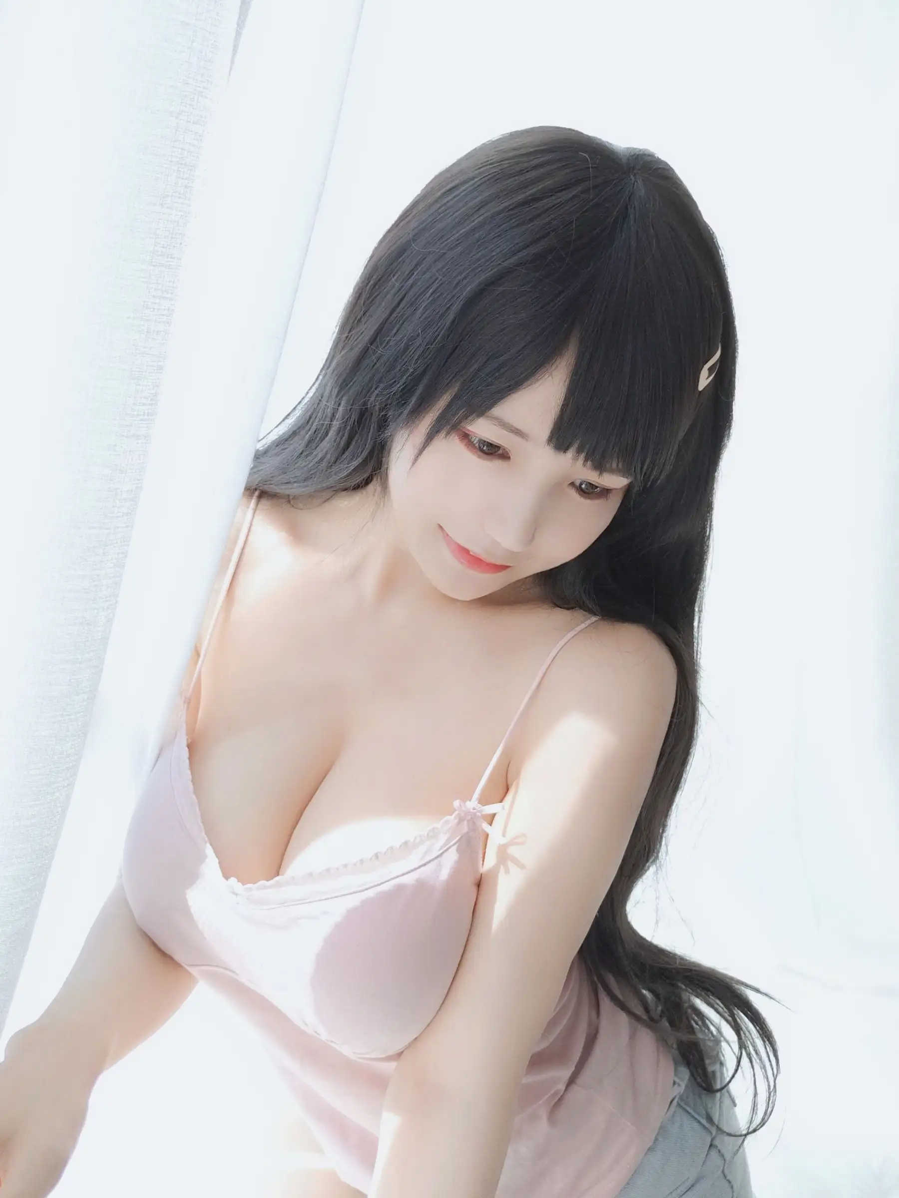 [小仓千代w] NO.003 粉色吊带