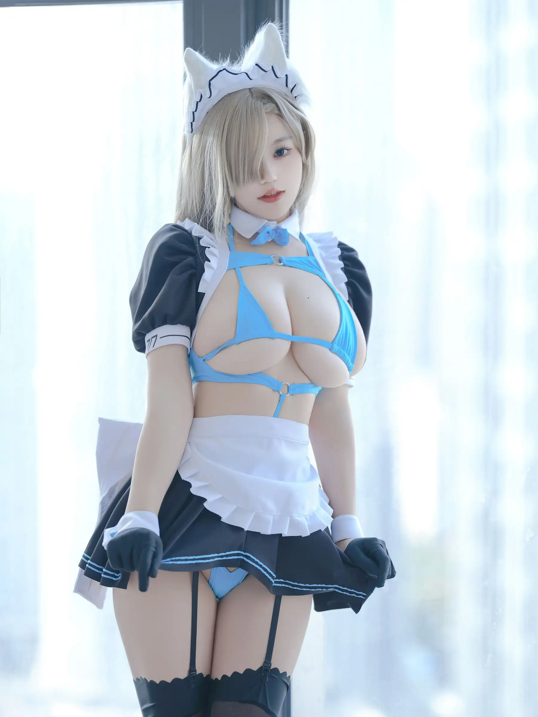 [小仓千代w] NO.129 蔚蓝档案 一之濑明日奈 女仆