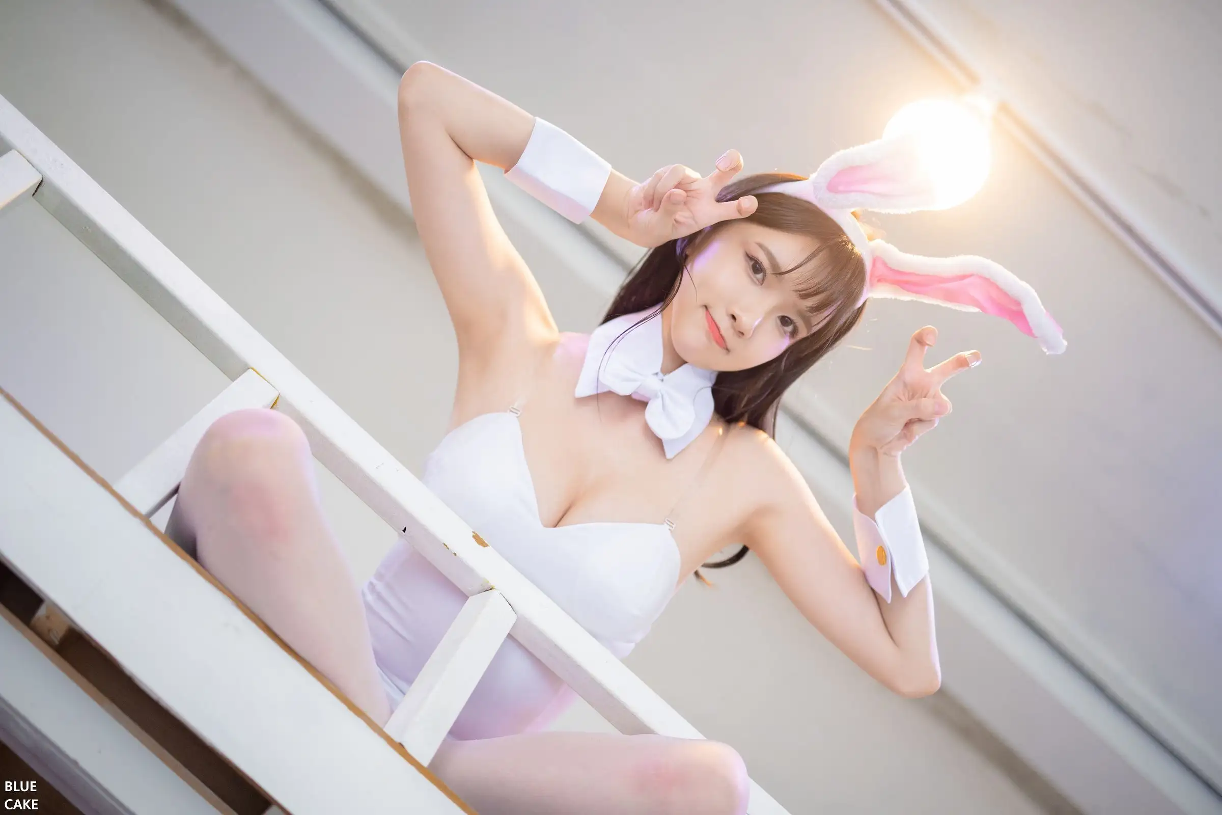 [BlueCake] Ahrin – White and Black Bunny 01