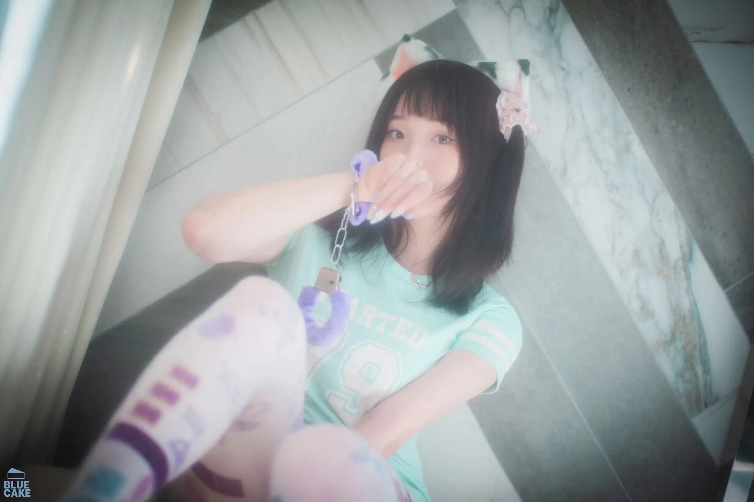 [BlueCake] Bambi – Naughty Cats Pink & Mint RED 02