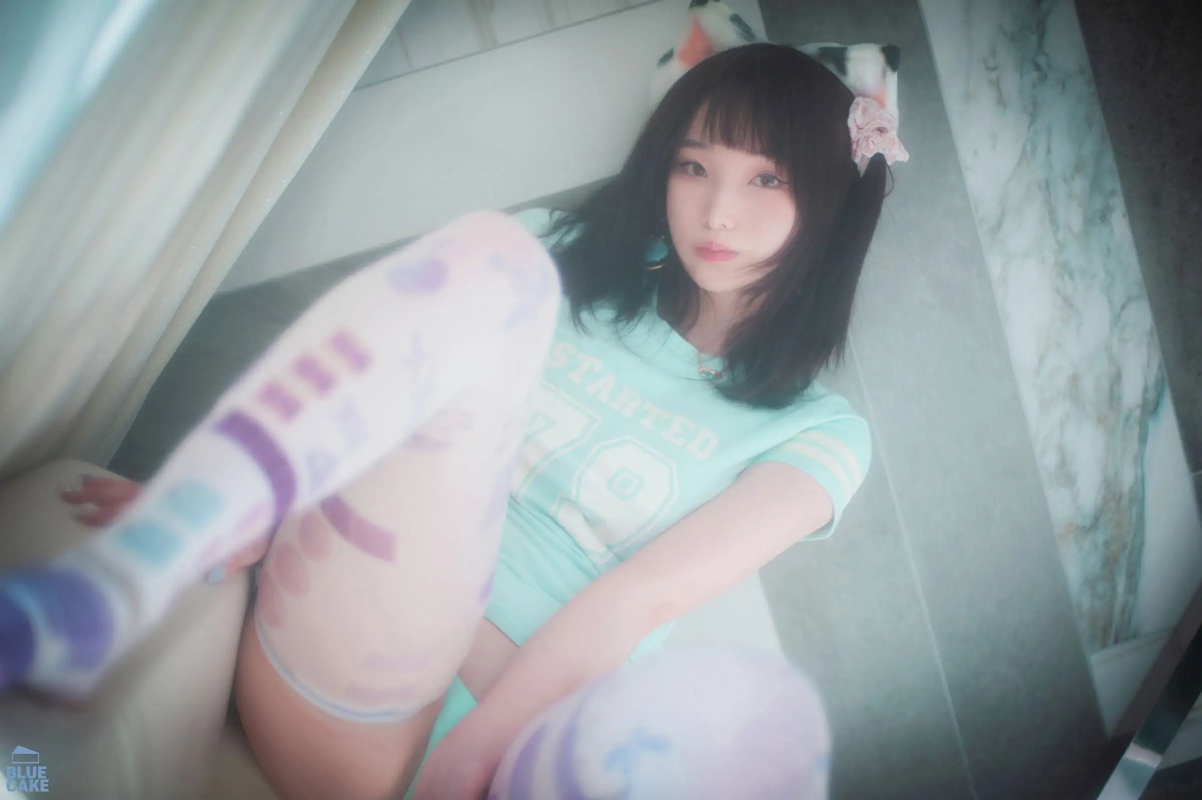 [BlueCake] Bambi – Naughty Cats Pink & Mint RED 02