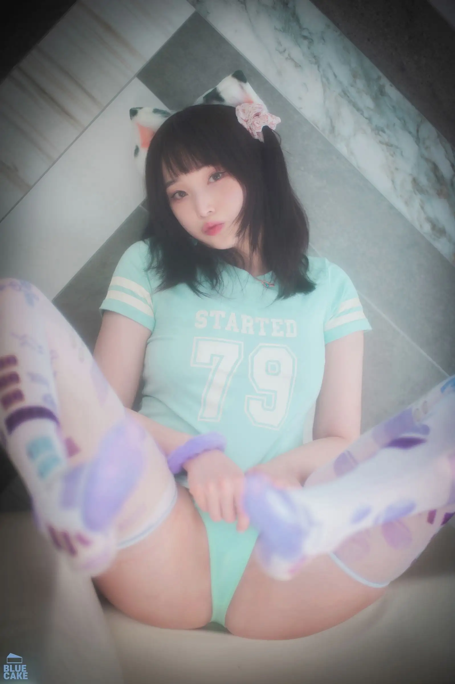 [BlueCake] Bambi – Naughty Cats Pink & Mint RED 02