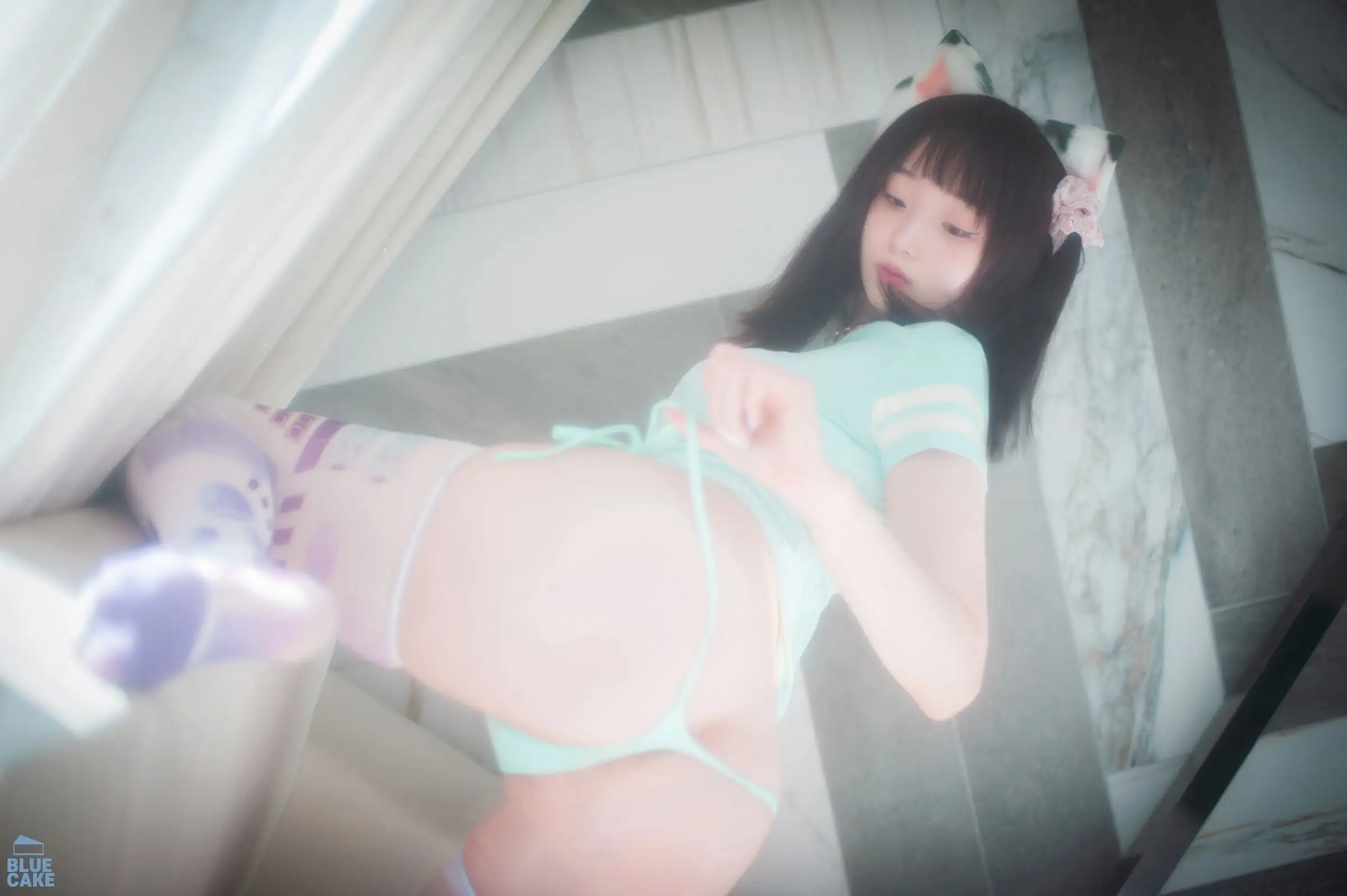 [BlueCake] Bambi – Naughty Cats Pink & Mint RED 02