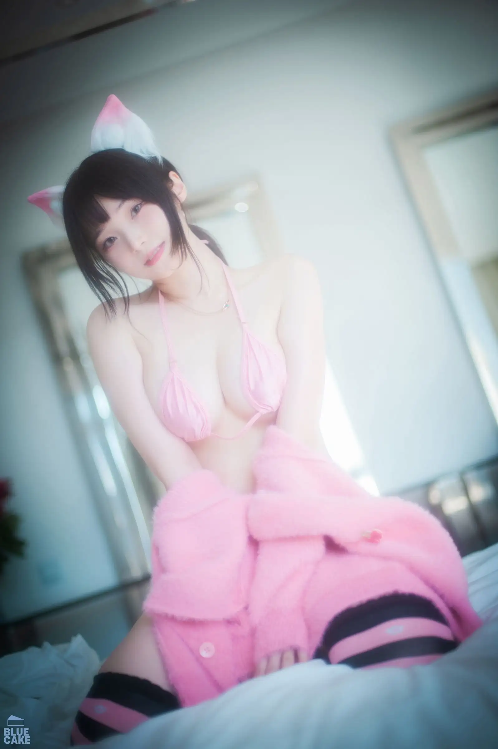 [BlueCake] Bambi – Naughty Cats Pink & Mint RED 01