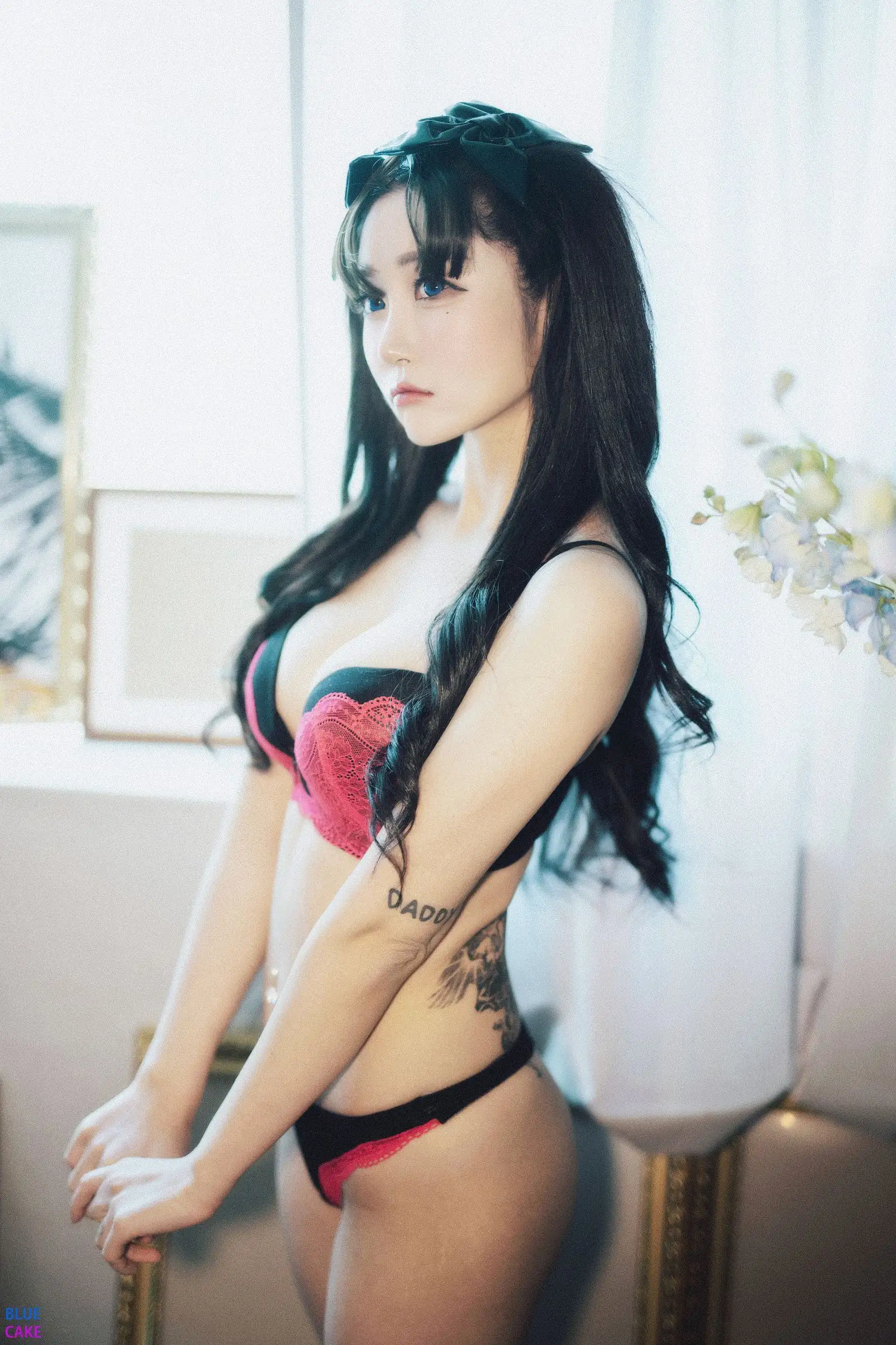 [BlueCake] Bomi & Zia – Fate Saber x Thosaka Rin – Lingerie.Ver